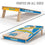 YouTheFan NFL Los Angeles Chargers 2’ x 4’ Professional Wood Cornhole Game with Logo Bags - Sports Collectibles, Sports Memorabilia, Sports Fan Shop, Sports Gifts