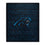 Pegasus Sports NFL Echo Team Wordmark Plush Blanket- Carolina Panthers, 60x70 - Sports Gifts, Sports Memorabilia, Sports Collectibles, Fan Shop