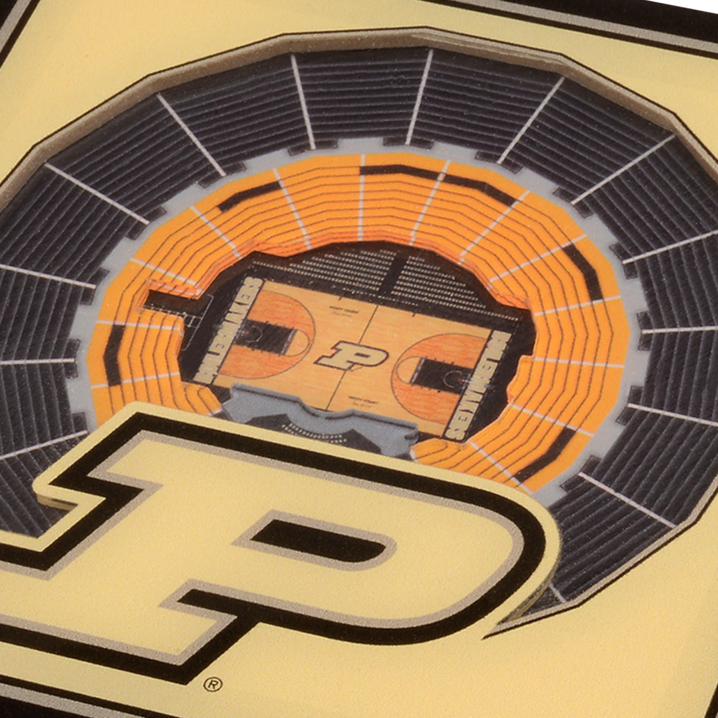 YouTheFan NCAA Purdue Boilermakers BB Licensed Fan Cribbage Wood Board Game - Sports Collectibles, Sports Memorabilia, Sports Fan Shop, Sports Gifts