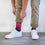 For Bare Feet NFL NEW ENGLAND PATRIOTS Elevate Premium Dress Crew Sock Team Color Large - Sports Gifts, Sports Memorabilia, Sports Collectibles, Fan Shop