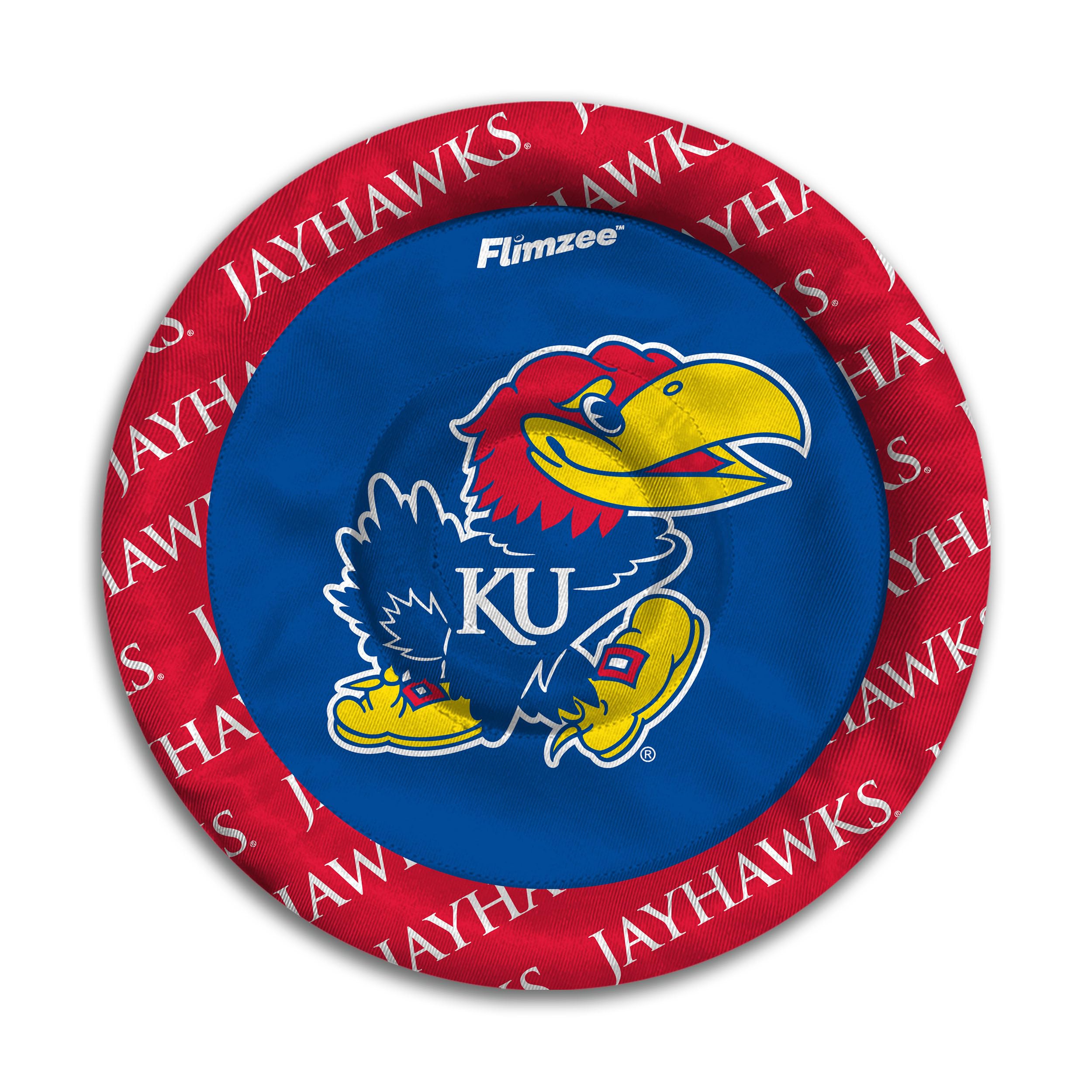 YouTheFan NCAA Kansas Jayhawks Flimzee Bean-Bag Flying Disc - Sports Collectibles, Sports Memorabilia, Sports Fan Shop, Sports Gifts