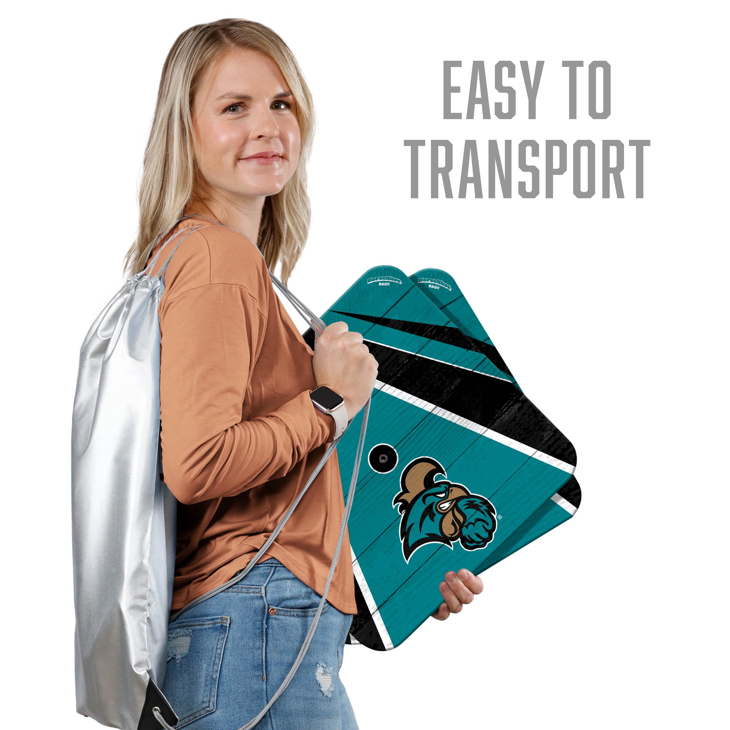 YouTheFan NCAA Coastal Carolina Horseshoe Bags - Sports Collectibles, Sports Memorabilia, Sports Fan Shop, Sports Gifts