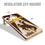 YouTheFan NCAA Wyoming Cowboys 2’ x 4’ Professional Wood Cornhole Game with Logo Bags - Sports Collectibles, Sports Memorabilia, Sports Fan Shop, Sports Gifts