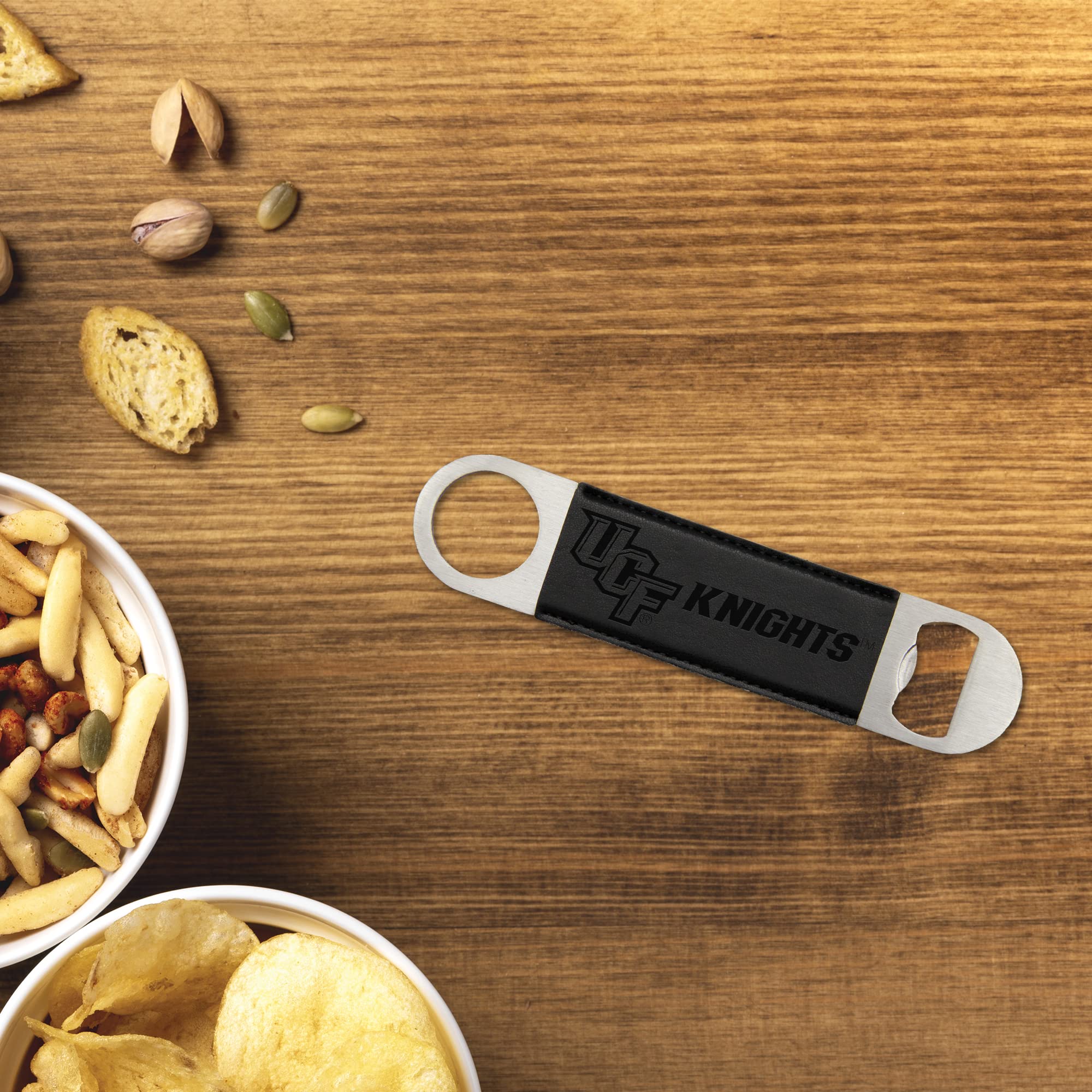 Rico Industries NFL Football Seattle Seahawks 2026 Super Bowl LX Champions Faux Leather Laser Engraved Bar Blade - Great Beverage Accessory for Game Day - Sports Gifts, Sports Memorabilia, Sports Collectibles, Fan Shop