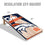 YouTheFan NFL Denver Broncos 2’ x 4’ Professional Wood Cornhole Game with Logo Bags - Sports Collectibles, Sports Memorabilia, Sports Fan Shop, Sports Gifts