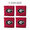 YouTheFan NCAA Georgia Bulldogs - Cornhole Bags - 4PK - Red - Sports Collectibles, Sports Memorabilia, Sports Fan Shop, Sports Gifts