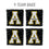 YouTheFan NCAA Appalachian State Mountaineers Cornhole Bags - 4PK - Black - Sports Collectibles, Sports Memorabilia, Sports Fan Shop, Sports Gifts