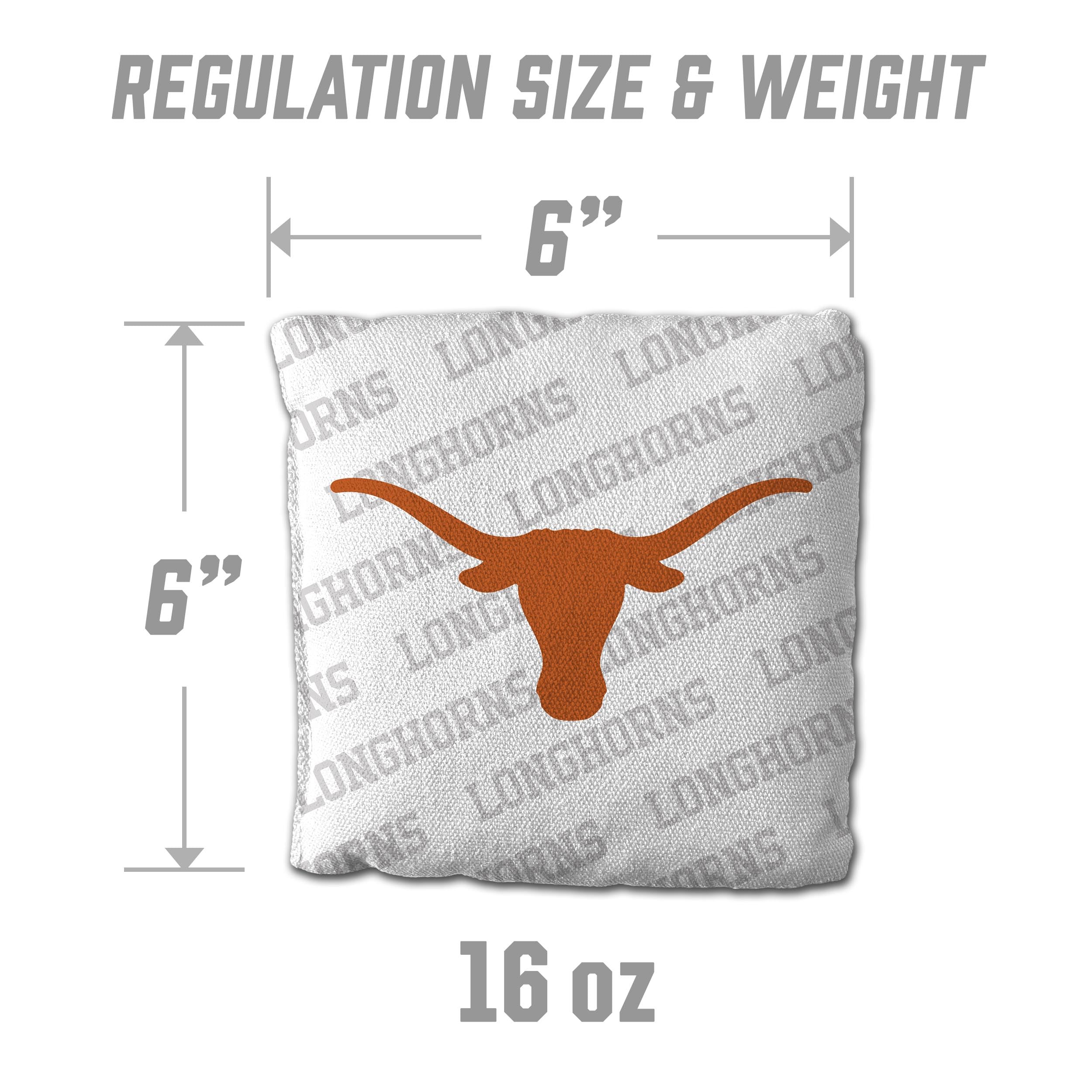 YouTheFan NCAA Texas Longhorns Cornhole Bags - 4PK - White - Sports Collectibles, Sports Memorabilia, Sports Fan Shop, Sports Gifts