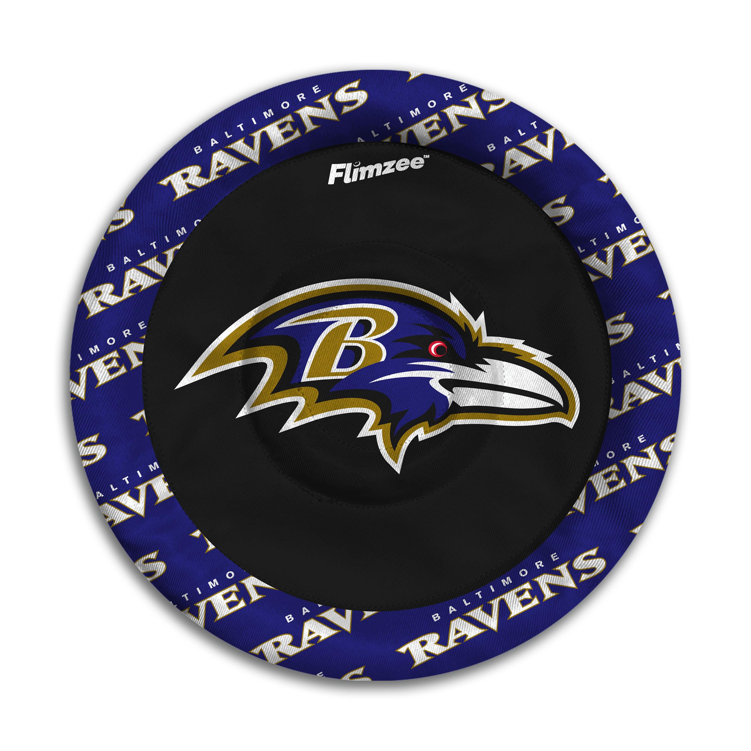 YouTheFan NFL Baltimore Ravens Flimzee Bean-Bag Flying Disc - Sports Collectibles, Sports Memorabilia, Sports Fan Shop, Sports Gifts