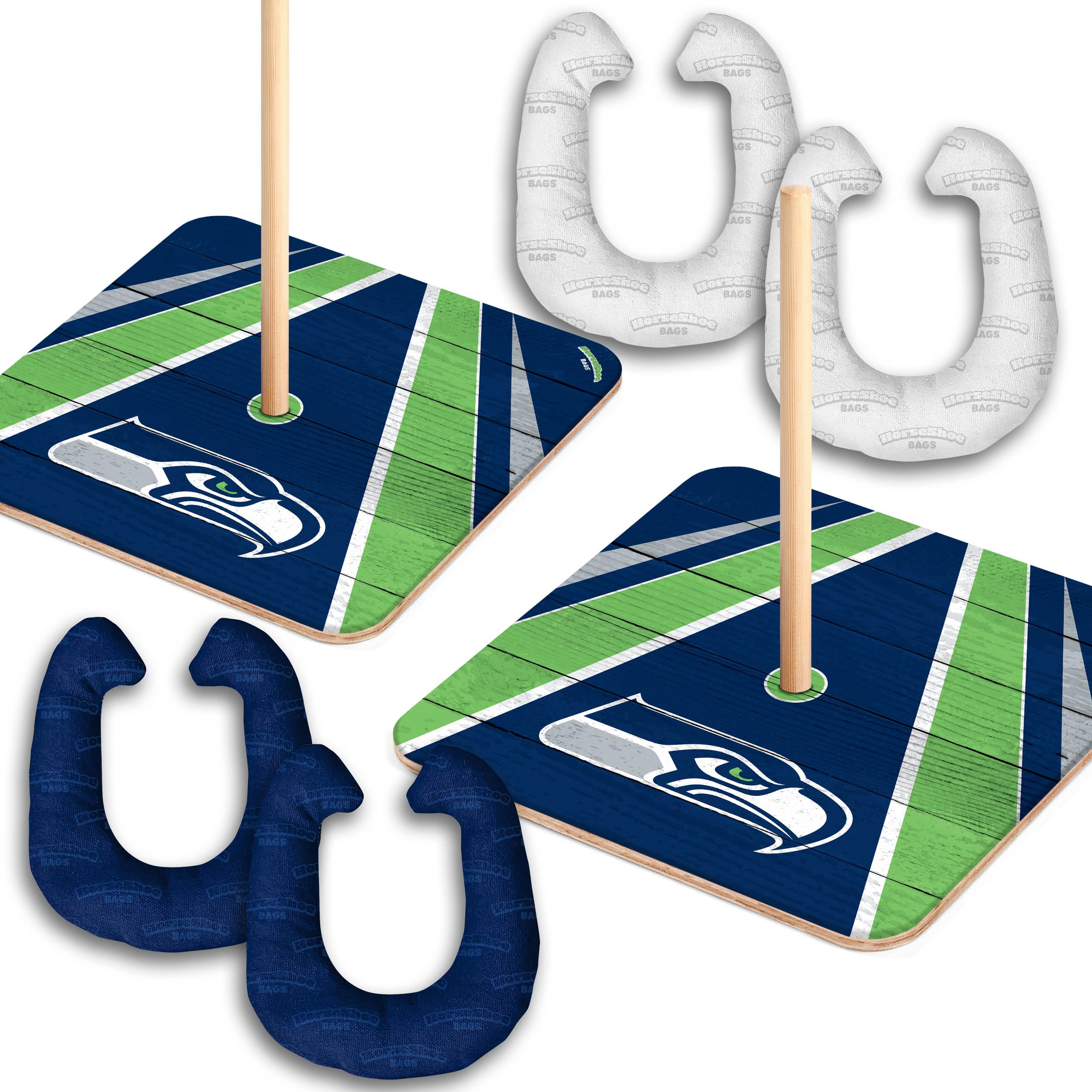 YouTheFan NFL Seattle Seahawks Horseshoe Bags Game - Sports Collectibles, Sports Memorabilia, Sports Fan Shop, Sports Gifts