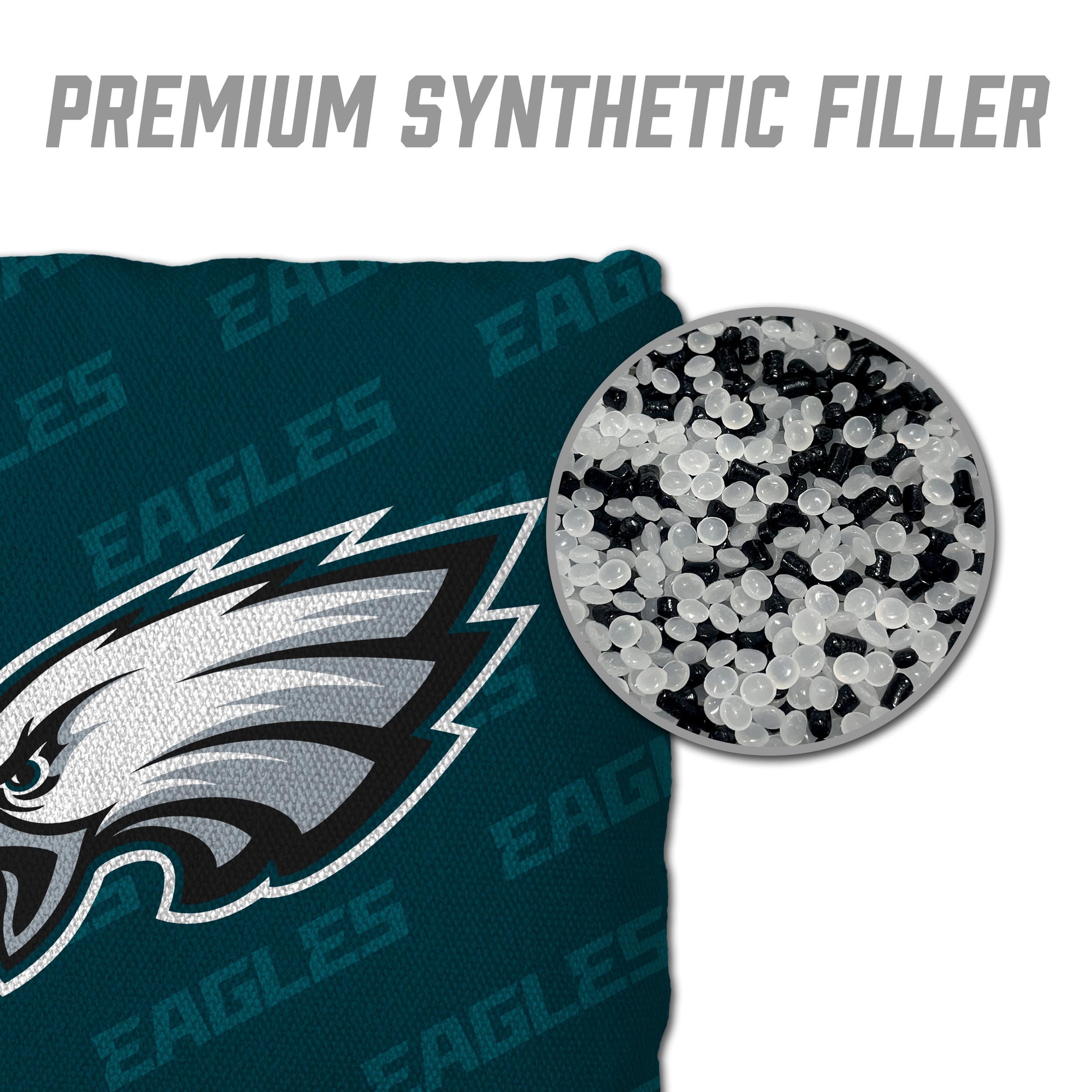YouTheFan NFL Philadelphia Eagles Cornhole Bags - 4PK - Green - Sports Collectibles, Sports Memorabilia, Sports Fan Shop, Sports Gifts
