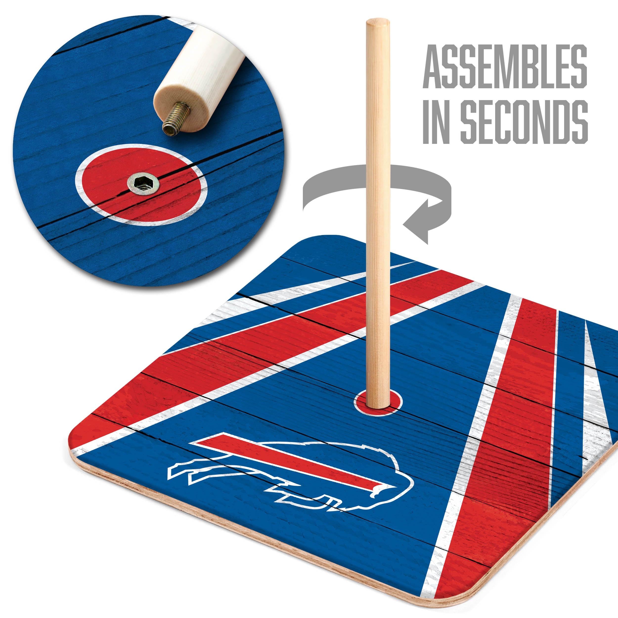 YouTheFan NFL Buffalo Bills Horseshoe Bags Game - Sports Collectibles, Sports Memorabilia, Sports Fan Shop, Sports Gifts