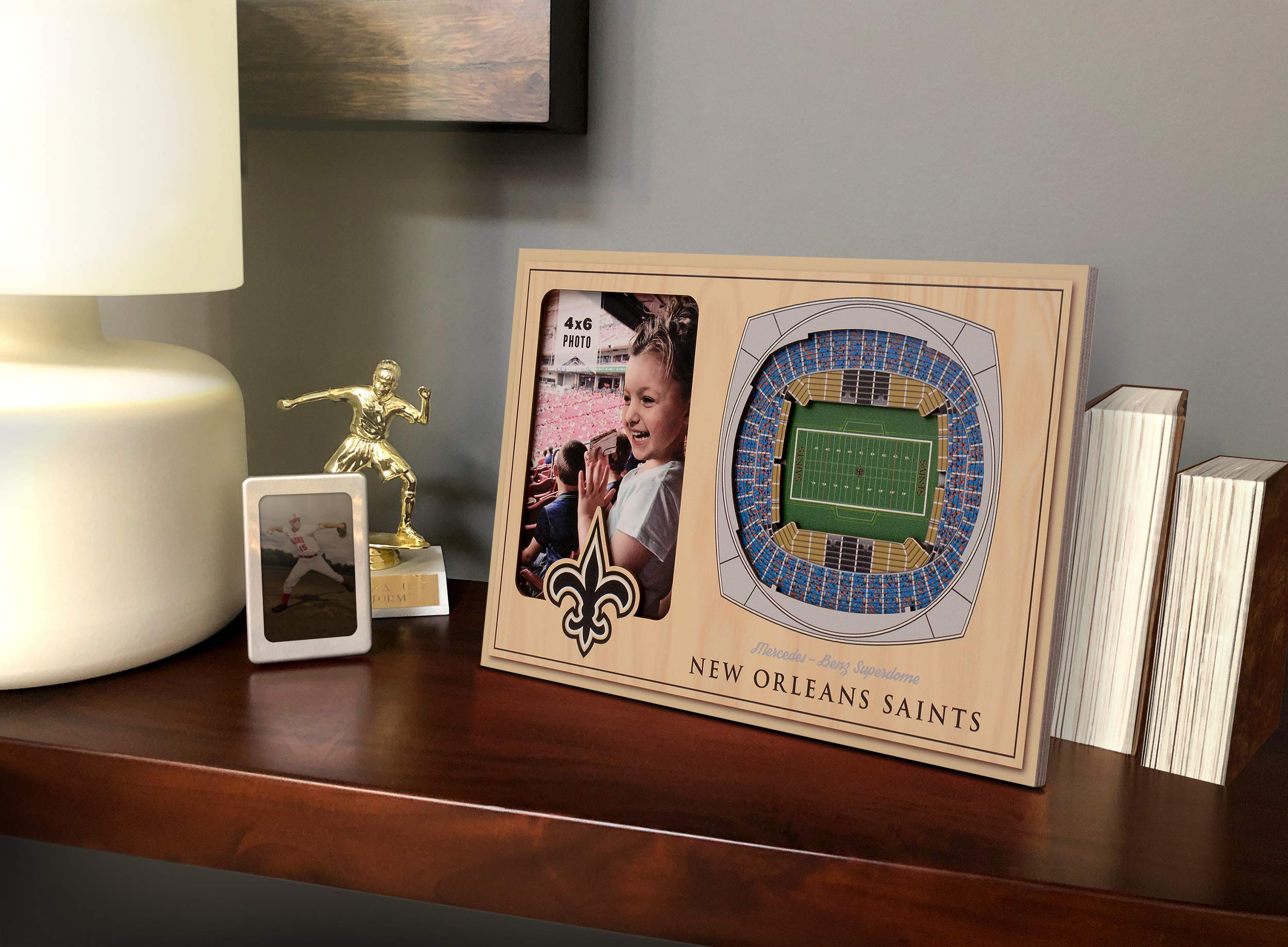YouTheFan NFL New Orleans Saints 3D StadiumViews Picture Frame - Sports Collectibles, Sports Memorabilia, Sports Fan Shop, Sports Gifts