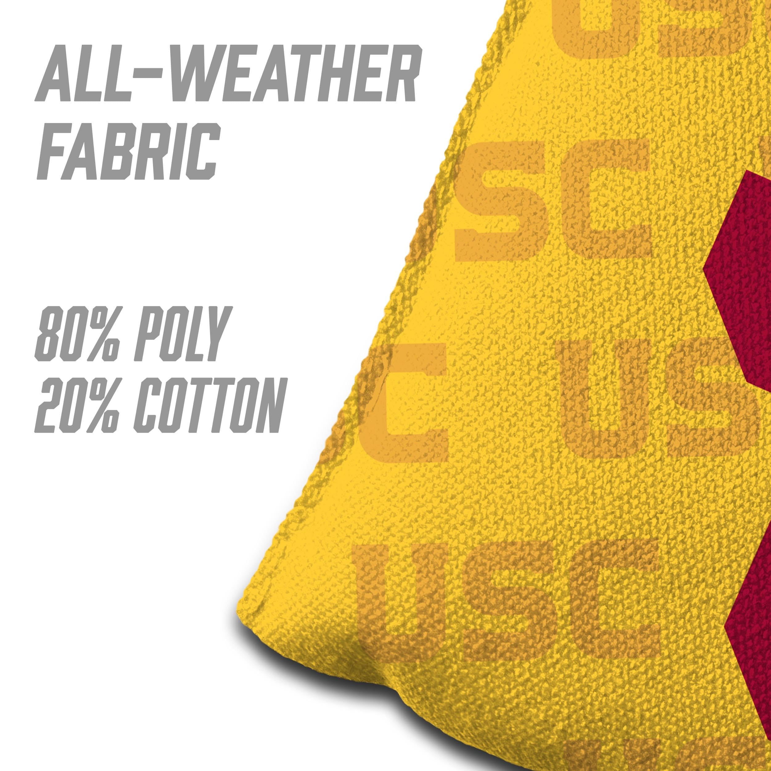 YouTheFan NCAA USC Trojans Cornhole Bags - 4PK - Yellow - Sports Collectibles, Sports Memorabilia, Sports Fan Shop, Sports Gifts