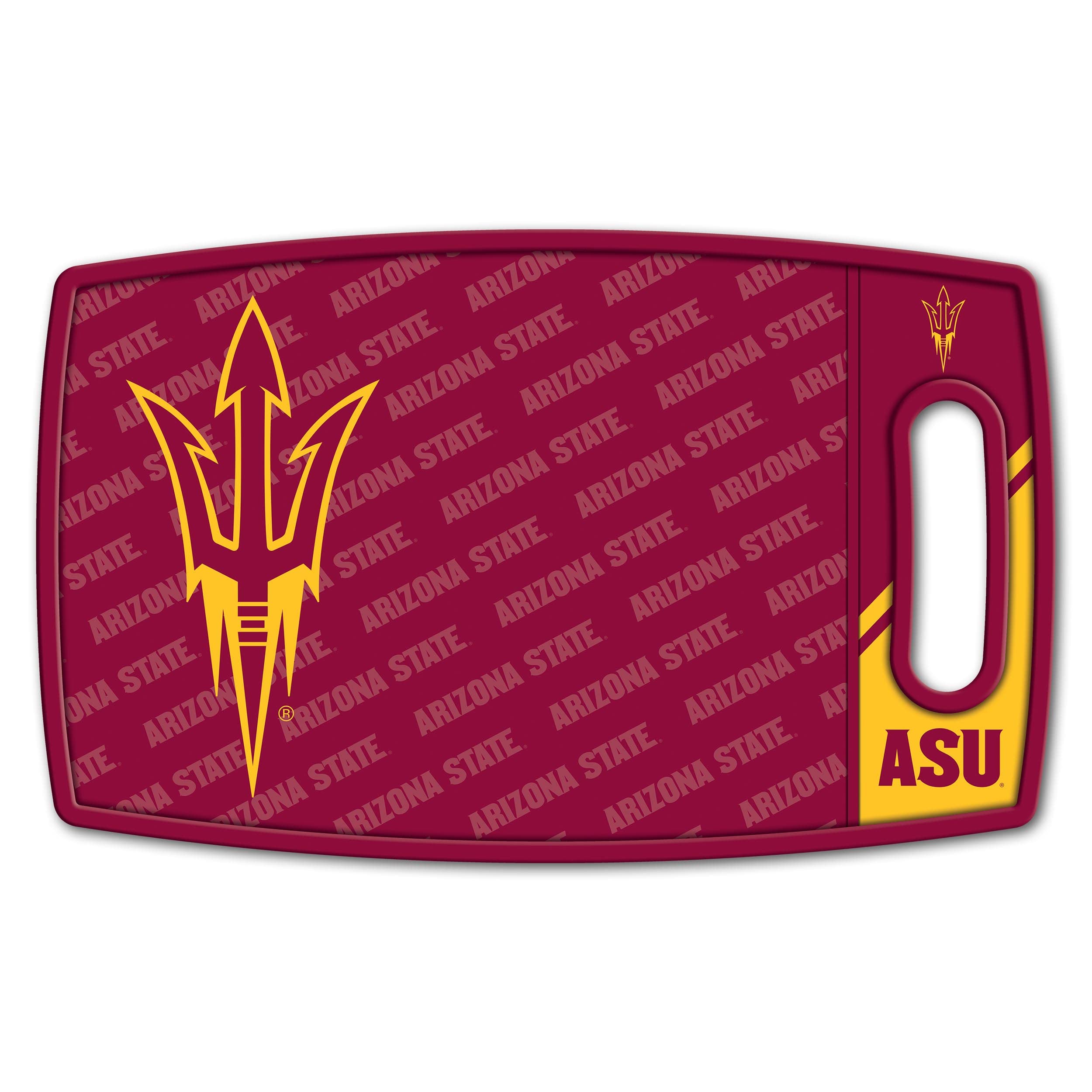 YouTheFan NCAA Arizona State Sun Devils Logo Series Cutting Board - Sports Collectibles, Sports Memorabilia, Sports Fan Shop, Sports Gifts