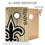 YouTheFan NFL New Orleans Saints 2’ x 3’ Wood Cornhole Game with Logo Bags - Sports Collectibles, Sports Memorabilia, Sports Fan Shop, Sports Gifts