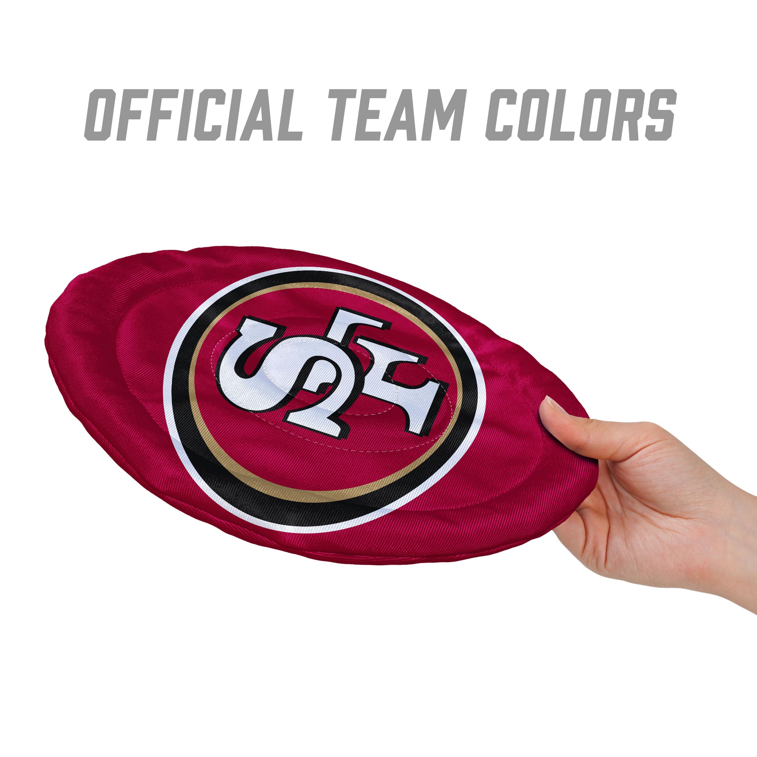 YouTheFan NFL San Francisco 49ers Flimzee Bean-Bag Flying Disc - Sports Collectibles, Sports Memorabilia, Sports Fan Shop, Sports Gifts