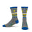 For Bare Feet Mens NFL Los Angeles Rams 5 Star Crew Sock Marble Grey Large - Sports Gifts, Sports Memorabilia, Sports Collectibles, Fan Shop