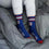 For Bare Feet NFL Youth 4 Stripe Deuce Crew Sock, New York Giants, One Size - Sports Gifts, Sports Memorabilia, Sports Collectibles, Fan Shop
