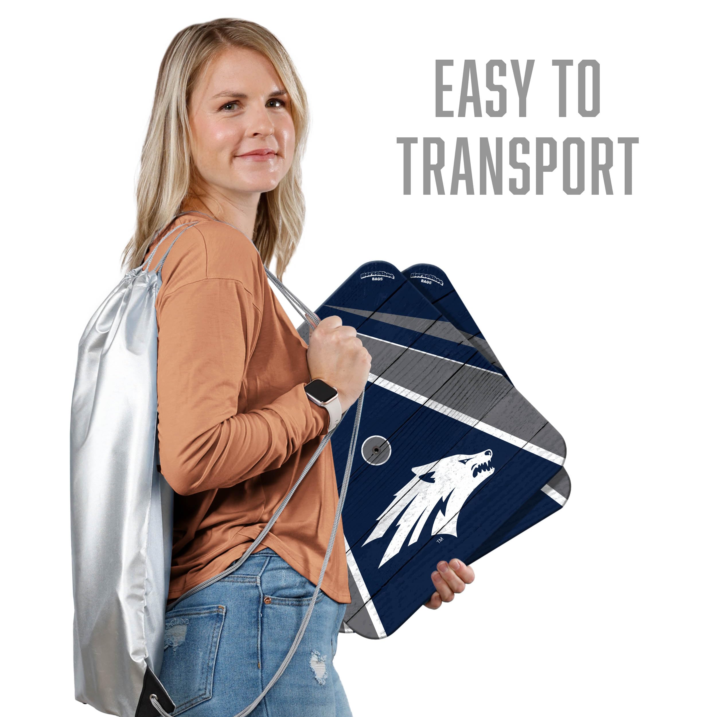 YouTheFan NCAA Nevada Wolf Pack Horseshoe Bags - Sports Collectibles, Sports Memorabilia, Sports Fan Shop, Sports Gifts