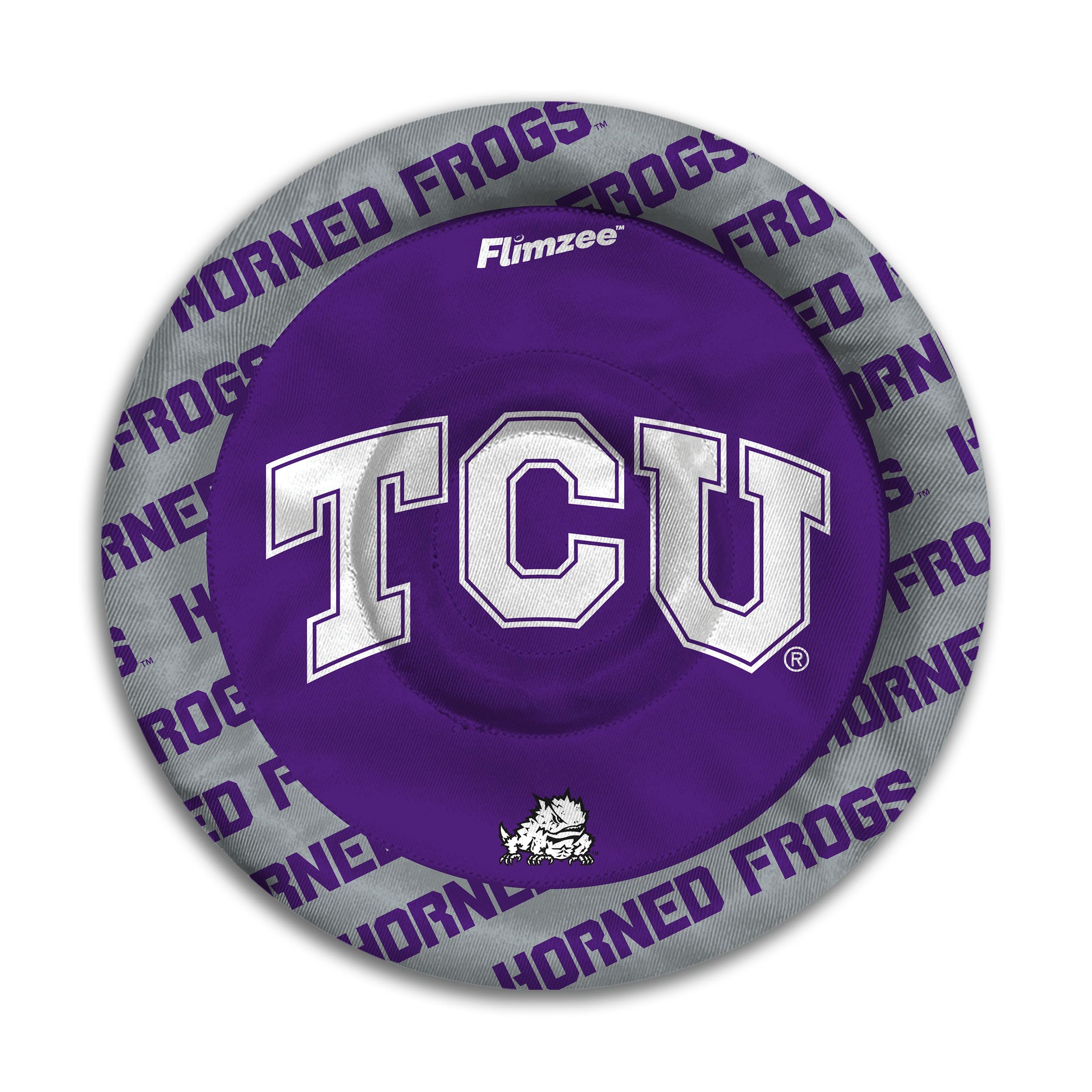 YouTheFan NCAA TCU Horned Frogs Flimzee Bean-Bag Flying Disc - Sports Collectibles, Sports Memorabilia, Sports Fan Shop, Sports Gifts