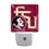 YouTheFan NCAA Florida State Seminoles Logo Series Nite Light - Sports Collectibles, Sports Memorabilia, Sports Fan Shop, Sports Gifts