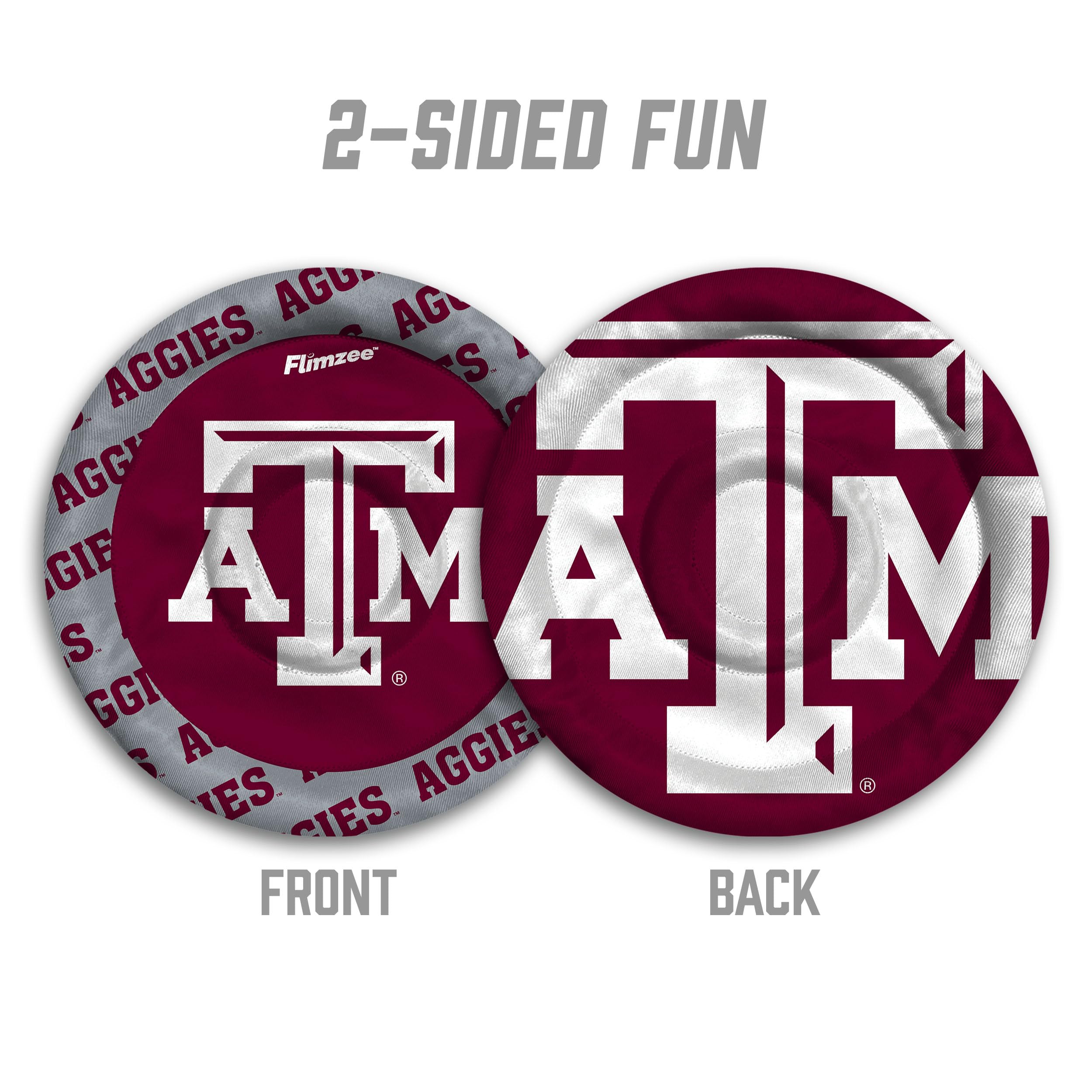 YouTheFan NCAA Texas A&M Aggies Flimzee Bean-Bag Flying Disc - Sports Gifts, Sports Memorabilia, Sports Collectibles, Fan Shop
