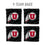 YouTheFan NCAA Utah Utes Cornhole Bags - 4PK - Black - Sports Collectibles, Sports Memorabilia, Sports Fan Shop, Sports Gifts