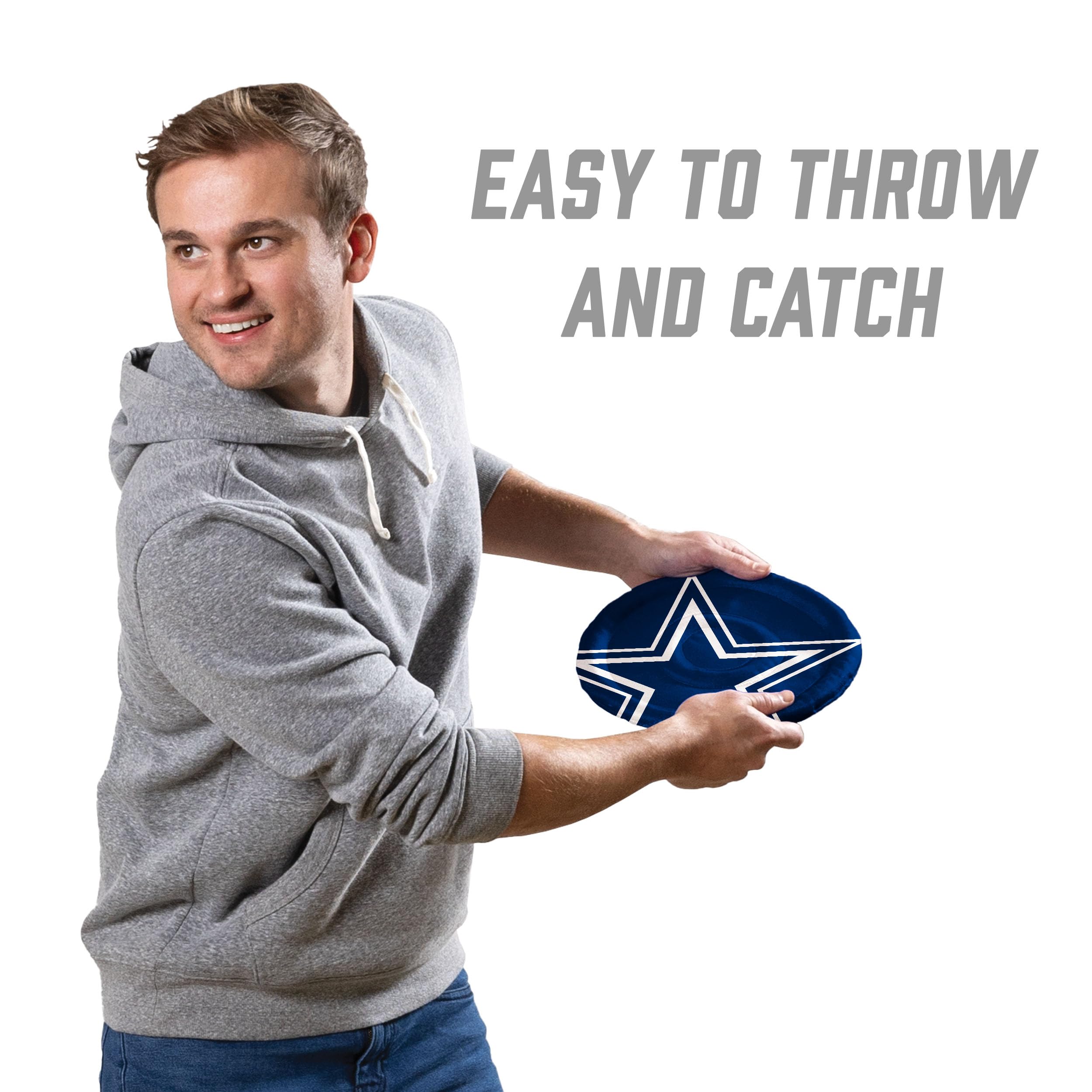 YouTheFan NFL Dallas Cowboys Flimzee Bean-Bag Flying Disc - Sports Collectibles, Sports Memorabilia, Sports Fan Shop, Sports Gifts
