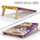 YouTheFan NCAA East Carolina Pirates 2’ x 4’ Professional Wood Cornhole Game with Logo Bags - Sports Collectibles, Sports Memorabilia, Sports Fan Shop, Sports Gifts