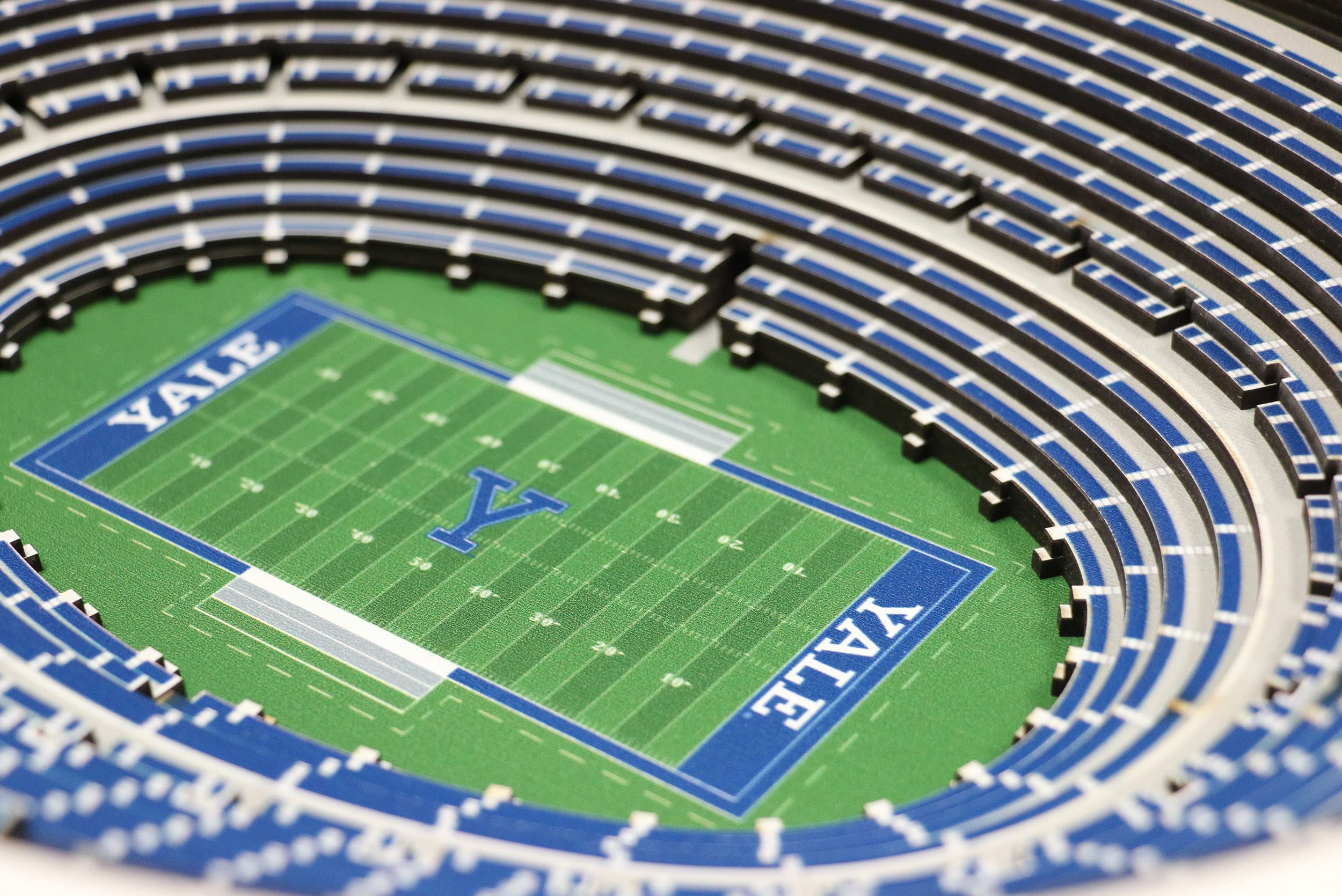 YouTheFan NCAA Yale Bulldogs 25-Layer StadiumViews 3D Wall Art - Yale Bowl - Sports Collectibles, Sports Memorabilia, Sports Fan Shop, Sports Gifts