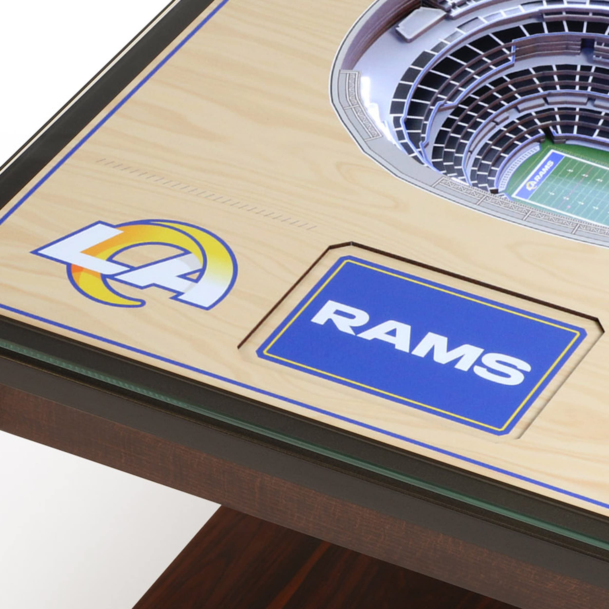 YouTheFan NFL Los Angeles Rams 25-Layer StadiumViews Lighted End Table - SoFi Stadium - Sports Collectibles, Sports Memorabilia, Sports Fan Shop, Sports Gifts