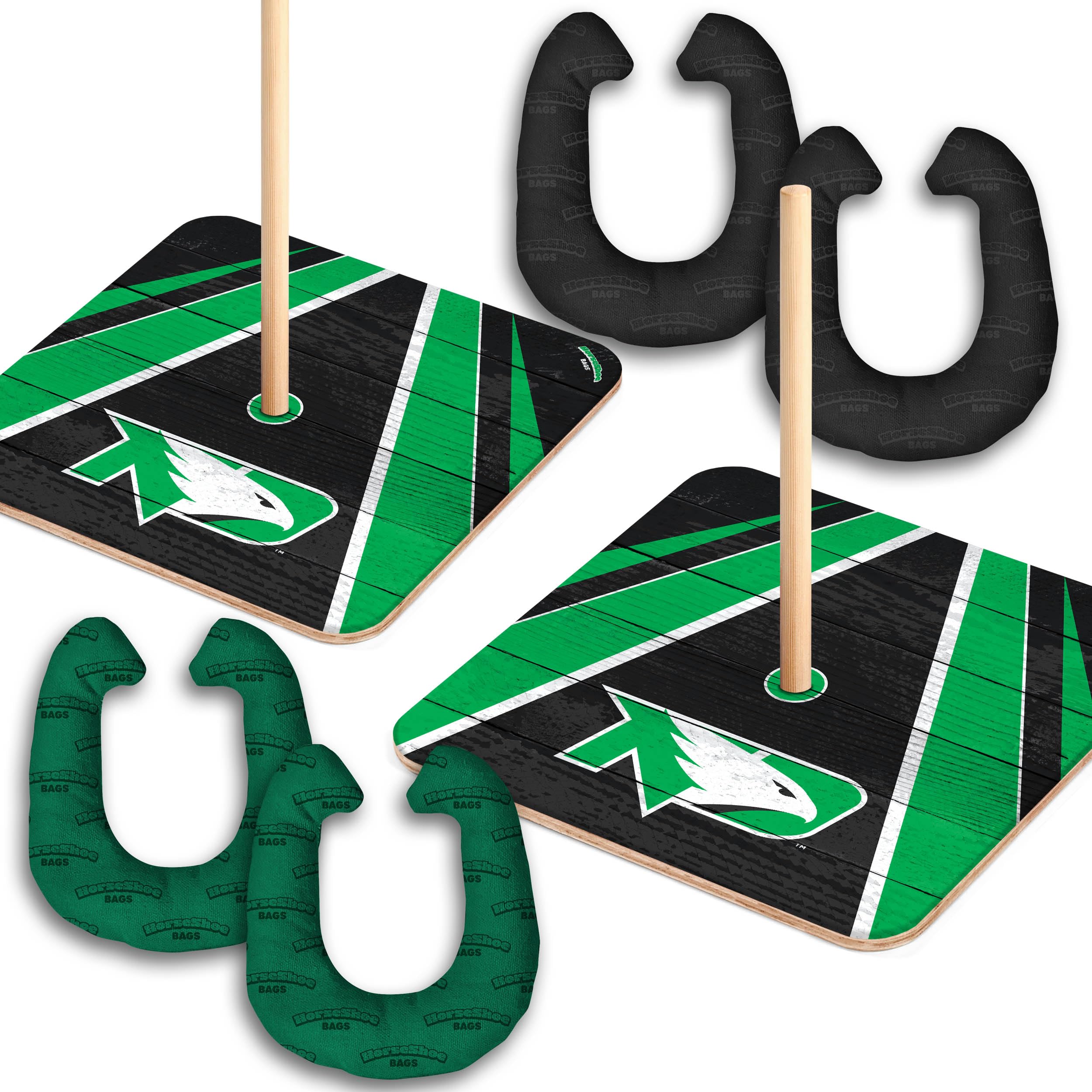 YouTheFan NCAA North Dakota Fighting Hawk Horseshoe Bags - Sports Collectibles, Sports Memorabilia, Sports Fan Shop, Sports Gifts