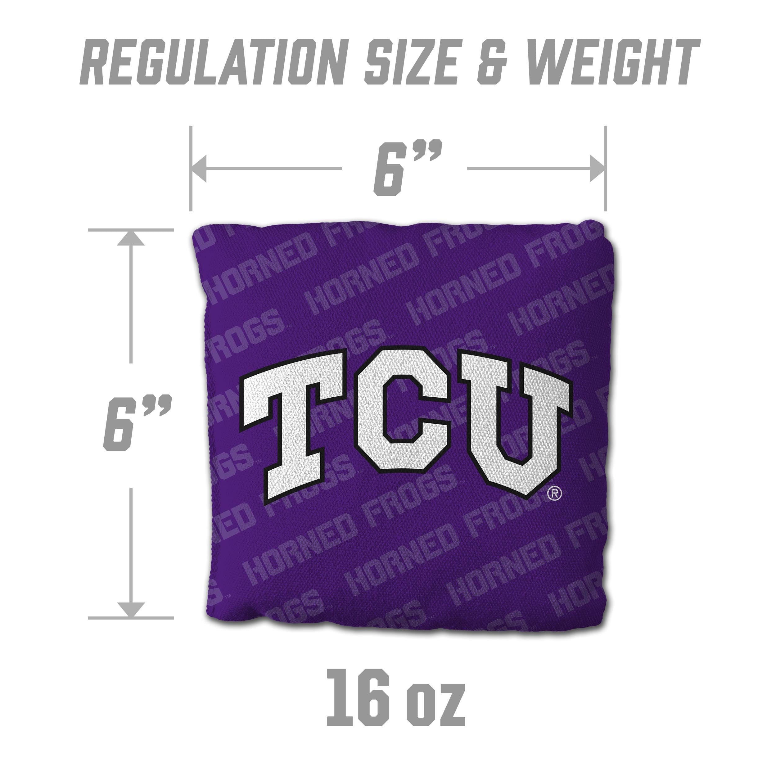 YouTheFan NCAA TCU Horned Frogs Cornhole Bags - 4PK - Purple - Sports Collectibles, Sports Memorabilia, Sports Fan Shop, Sports Gifts