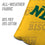 YouTheFan NCAA North Dakota State Bison Cornhole Bags - 4PK - Yellow - Sports Collectibles, Sports Memorabilia, Sports Fan Shop, Sports Gifts