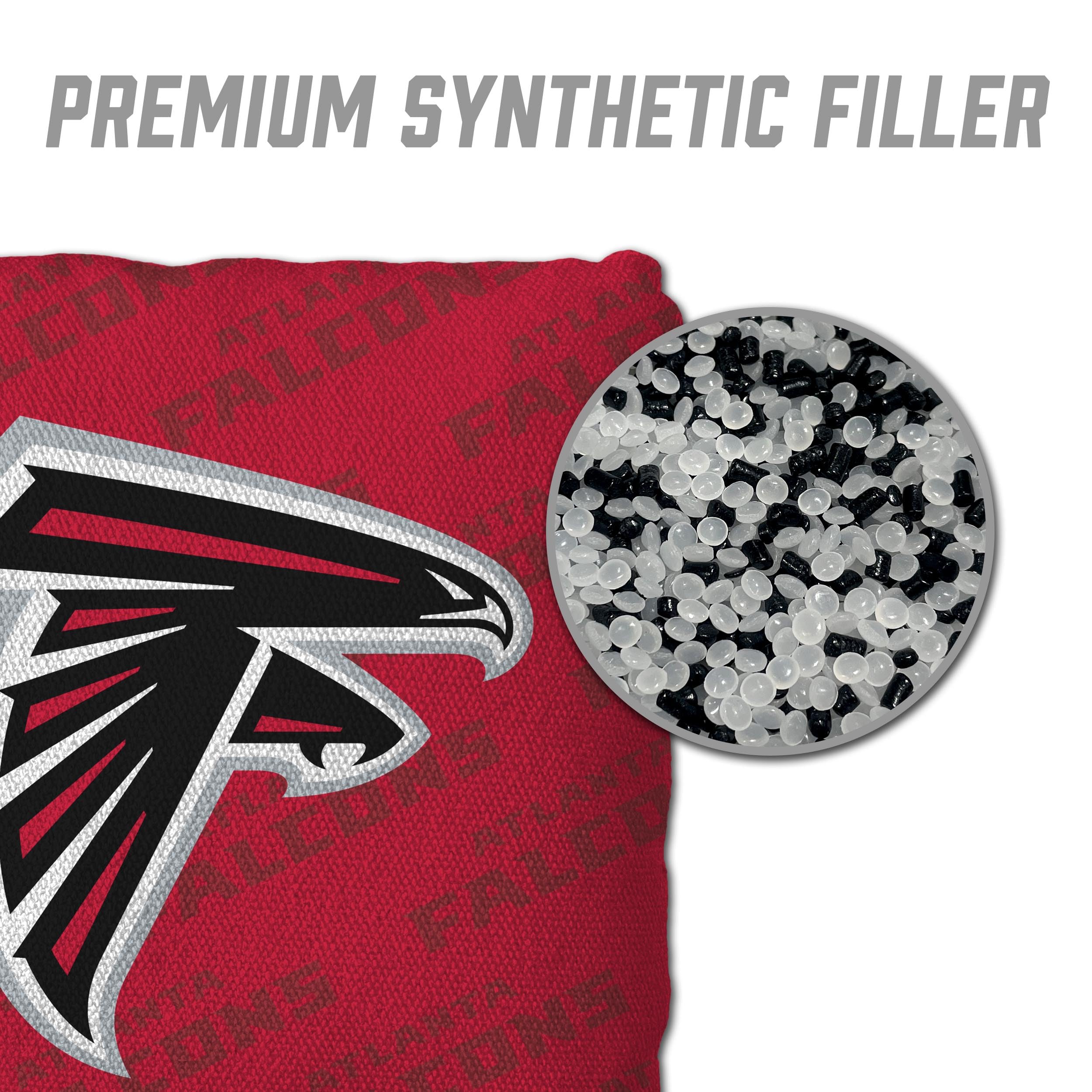 YouTheFan NFL Atlanta Falcons Cornhole Bags - 4PK - Red - Sports Collectibles, Sports Memorabilia, Sports Fan Shop, Sports Gifts