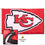 WinCraft Kansas City Chiefs Embroidered Nylon Flag - Sports Collectibles, Sports Memorabilia, Sports Fan Shop, Sports Gifts