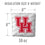 YouTheFan NCAA Houston Cougars Cornhole Bags - 4PK - White - Sports Collectibles, Sports Memorabilia, Sports Fan Shop, Sports Gifts
