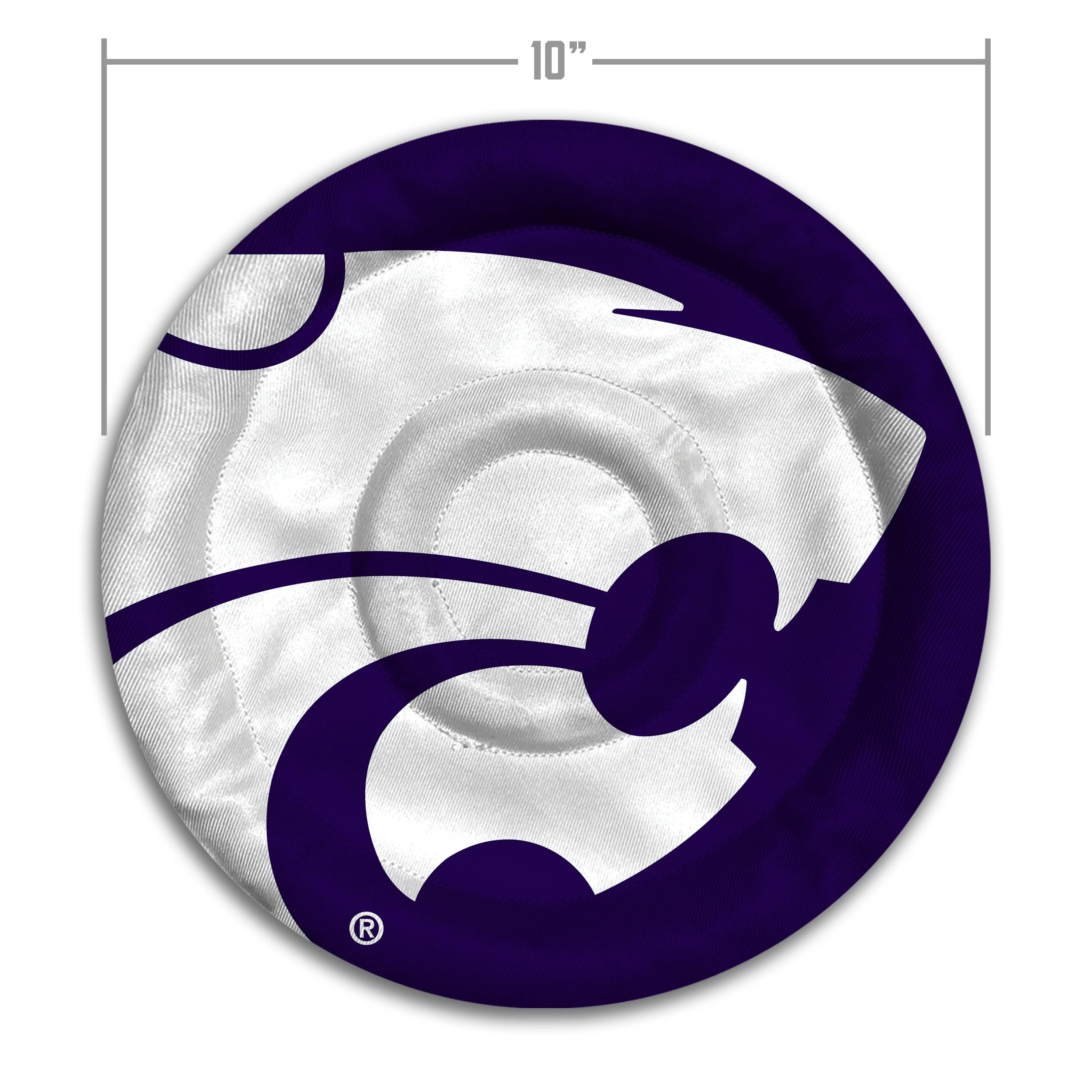 YouTheFan NCAA Kansas State Wildcats Flimzee Bean-Bag Flying Disc - Sports Collectibles, Sports Memorabilia, Sports Fan Shop, Sports Gifts