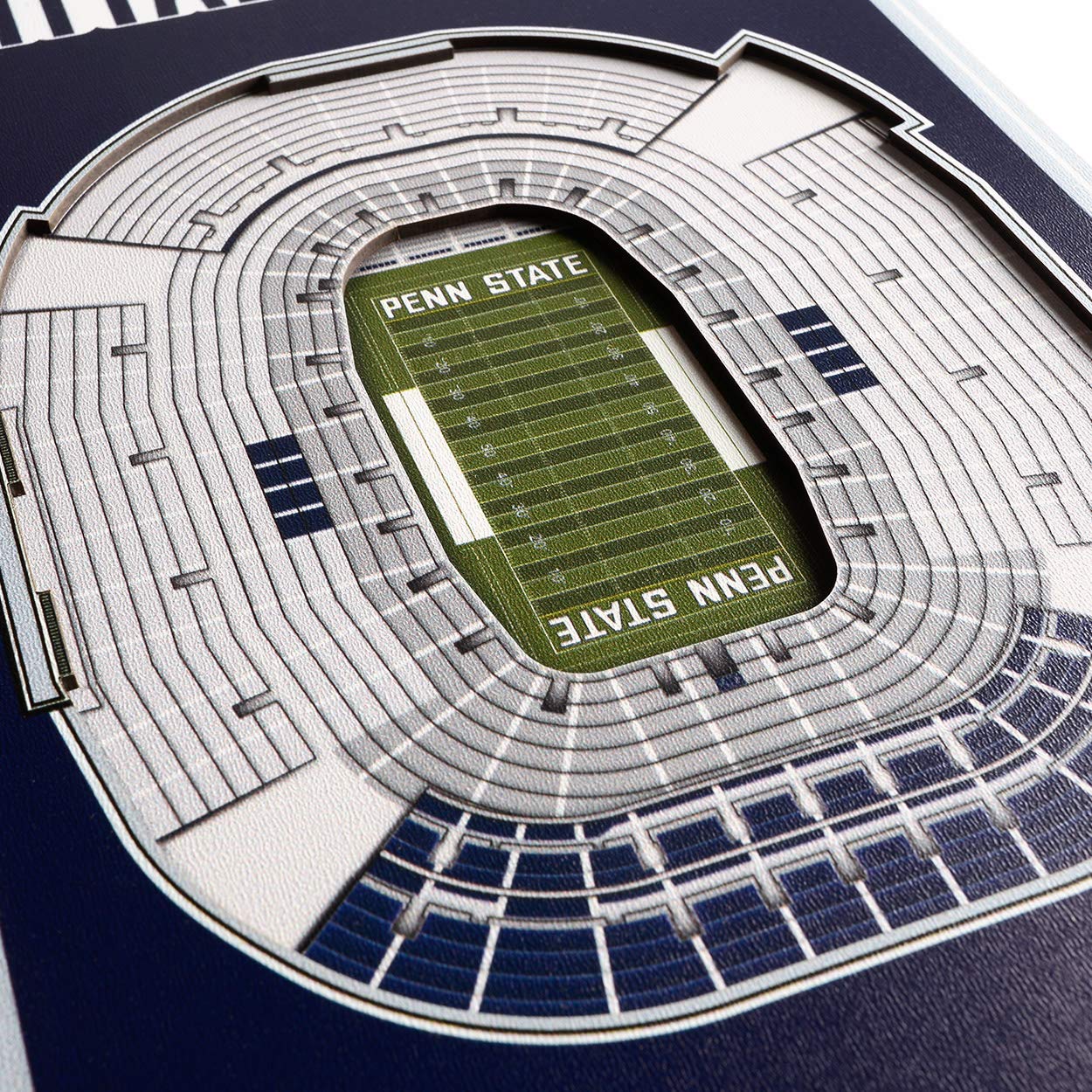 YouTheFan NCAA Penn State Nittany Lions 3D Stadium 8x32 Banner - Beaver Stadium - Sports Collectibles, Sports Memorabilia, Sports Fan Shop, Sports Gifts