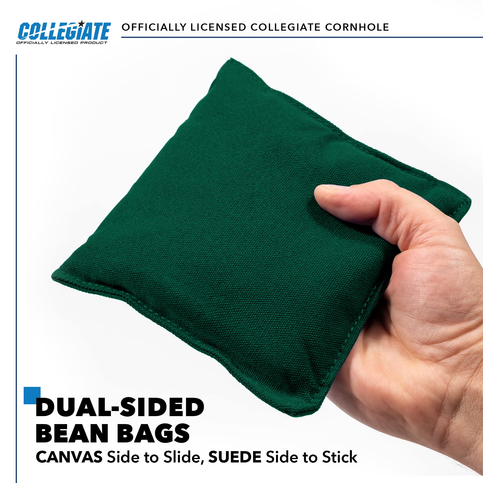 Wild Sports 2' x 3' Solid Wood Cornhole Set with Direct Print HD Team Graphics – Great Gift for Any NCAA Fan! Bean Bag Toss Family Outdoor Games – Michigan State Spartans - Sports Collectibles, Sports Memorabilia, Sports Fan Shop, Sports Gifts