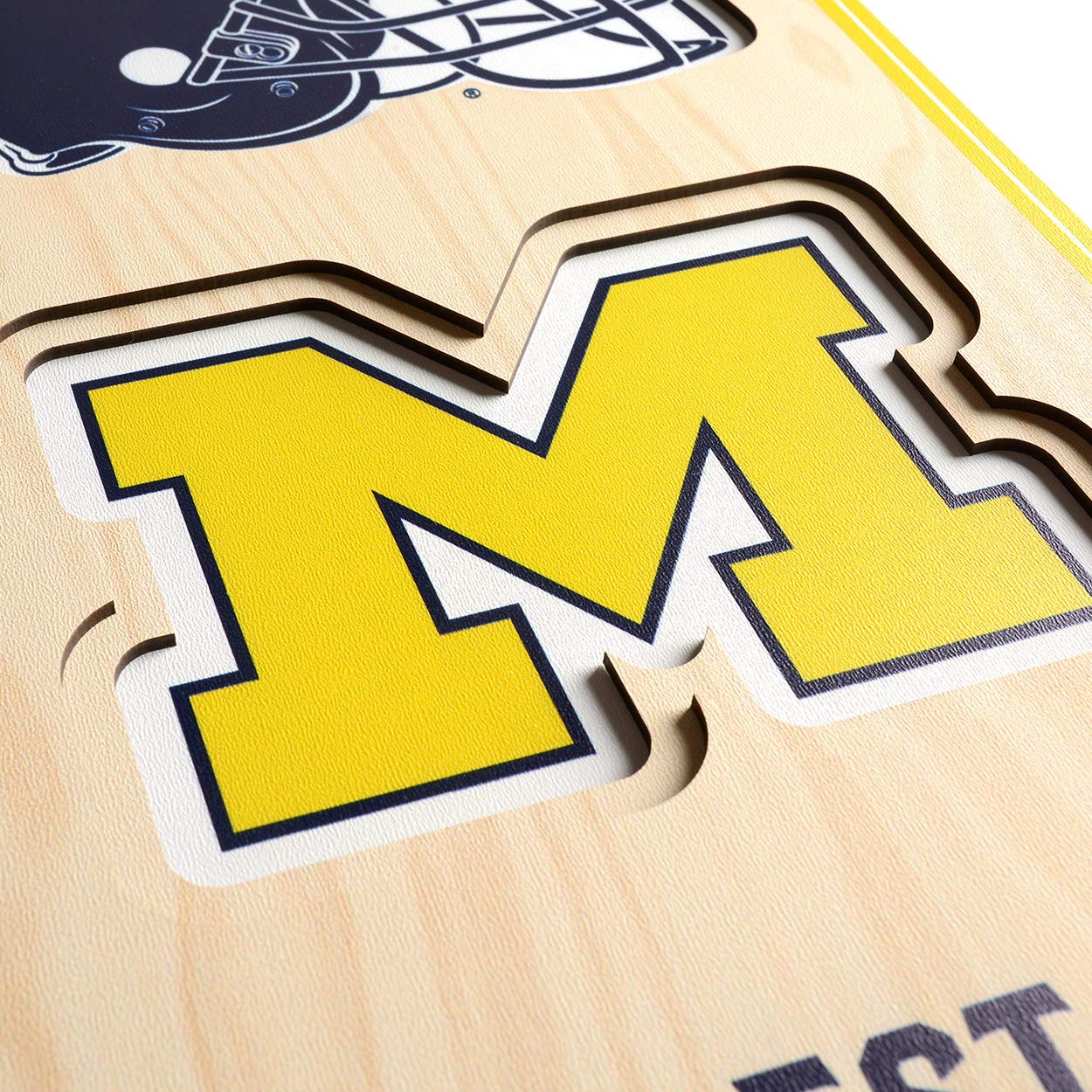YouTheFan NCAA Michigan Wolverines 3D Stadium 8x32 Banner - Michigan Stadium - Sports Collectibles, Sports Memorabilia, Sports Fan Shop, Sports Gifts