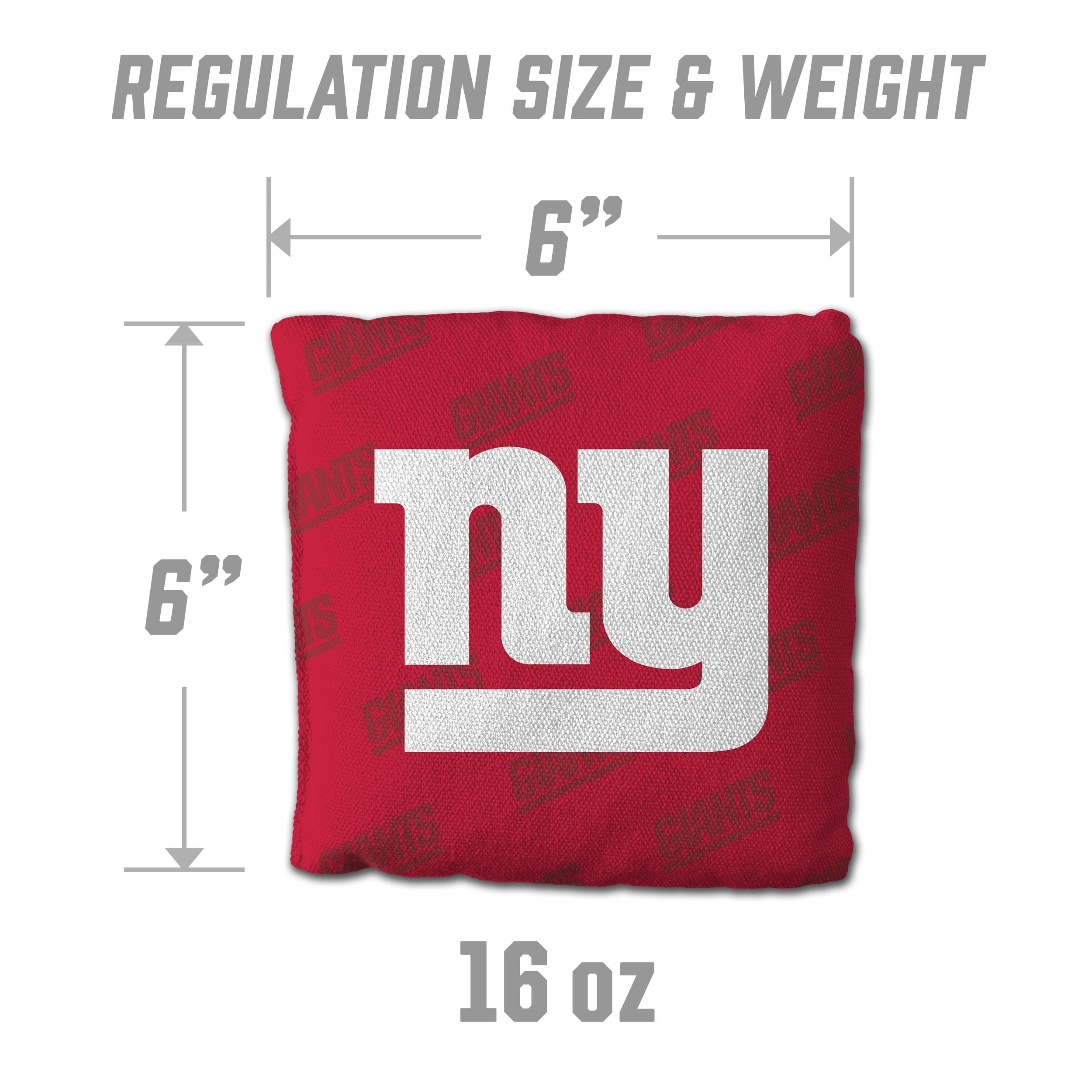 YouTheFan NFL New York Giants Cornhole Bags - 4PK - Red - Sports Collectibles, Sports Memorabilia, Sports Fan Shop, Sports Gifts