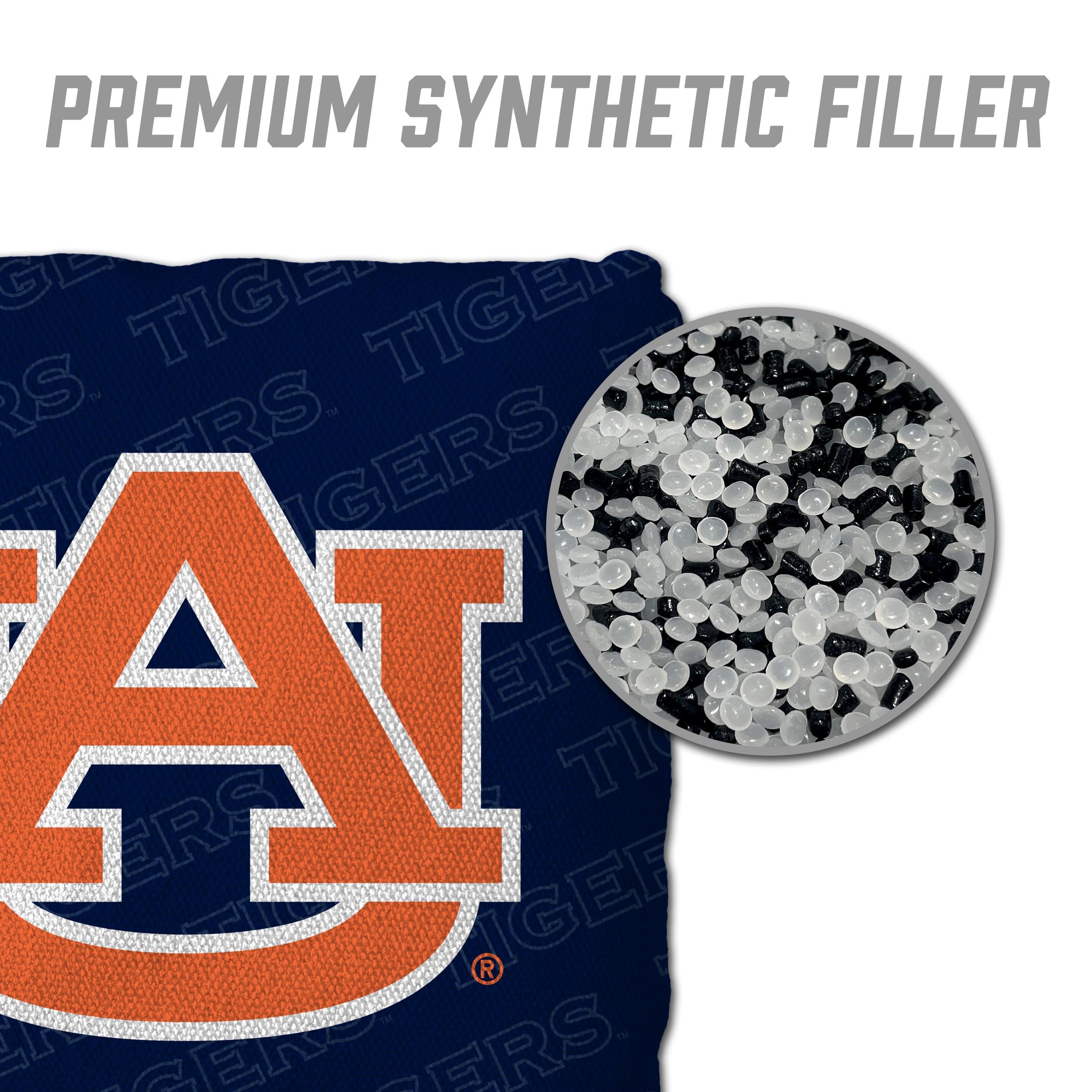 YouTheFan NCAA Auburn Tigers Cornhole Bags - 4PK - Blue - Sports Collectibles, Sports Memorabilia, Sports Fan Shop, Sports Gifts