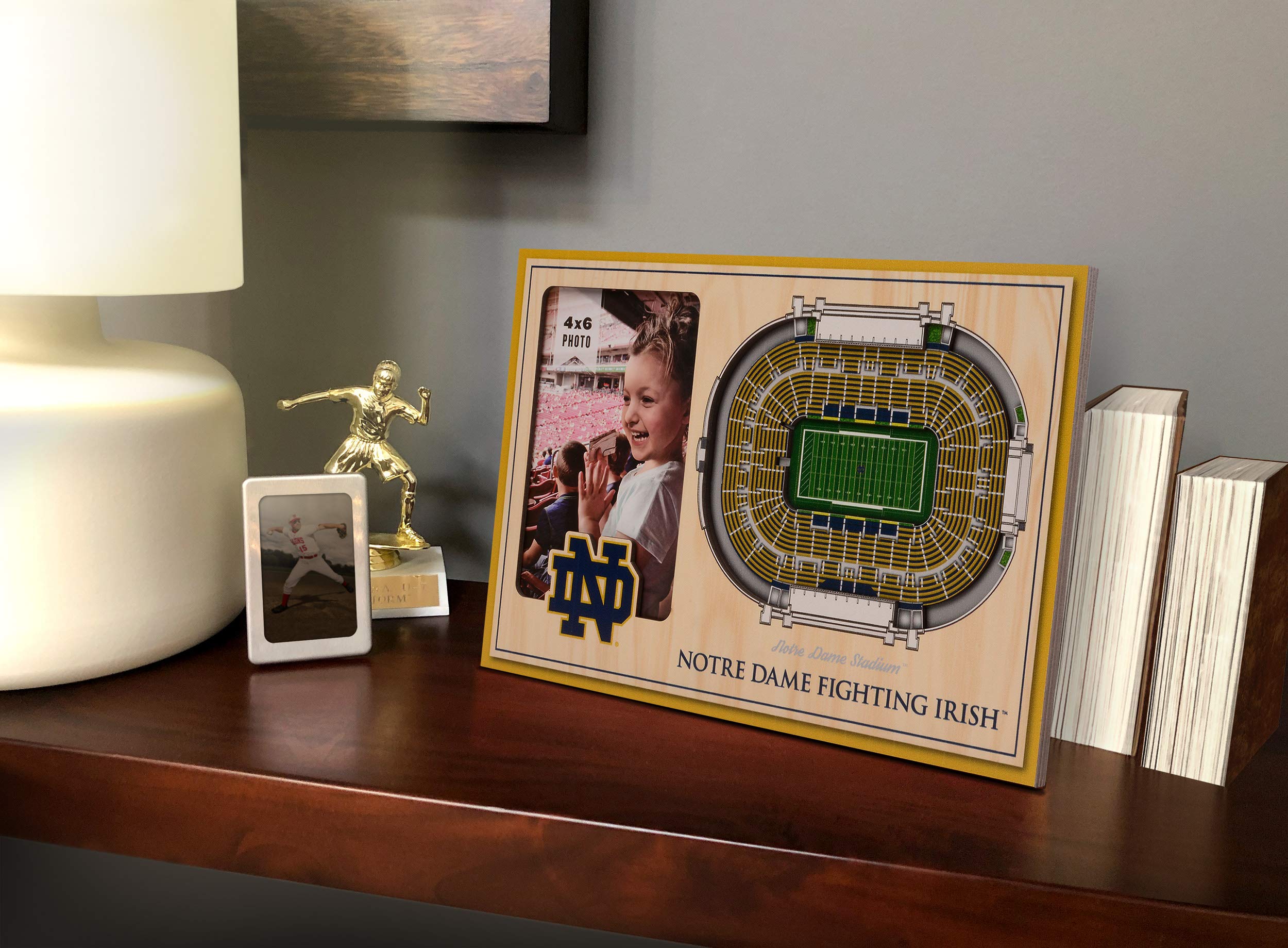NCAA Notre Dame Fighting Irish 3D StadiumViews Picture Frame - Sports Collectibles, Sports Memorabilia, Sports Fan Shop, Sports Gifts