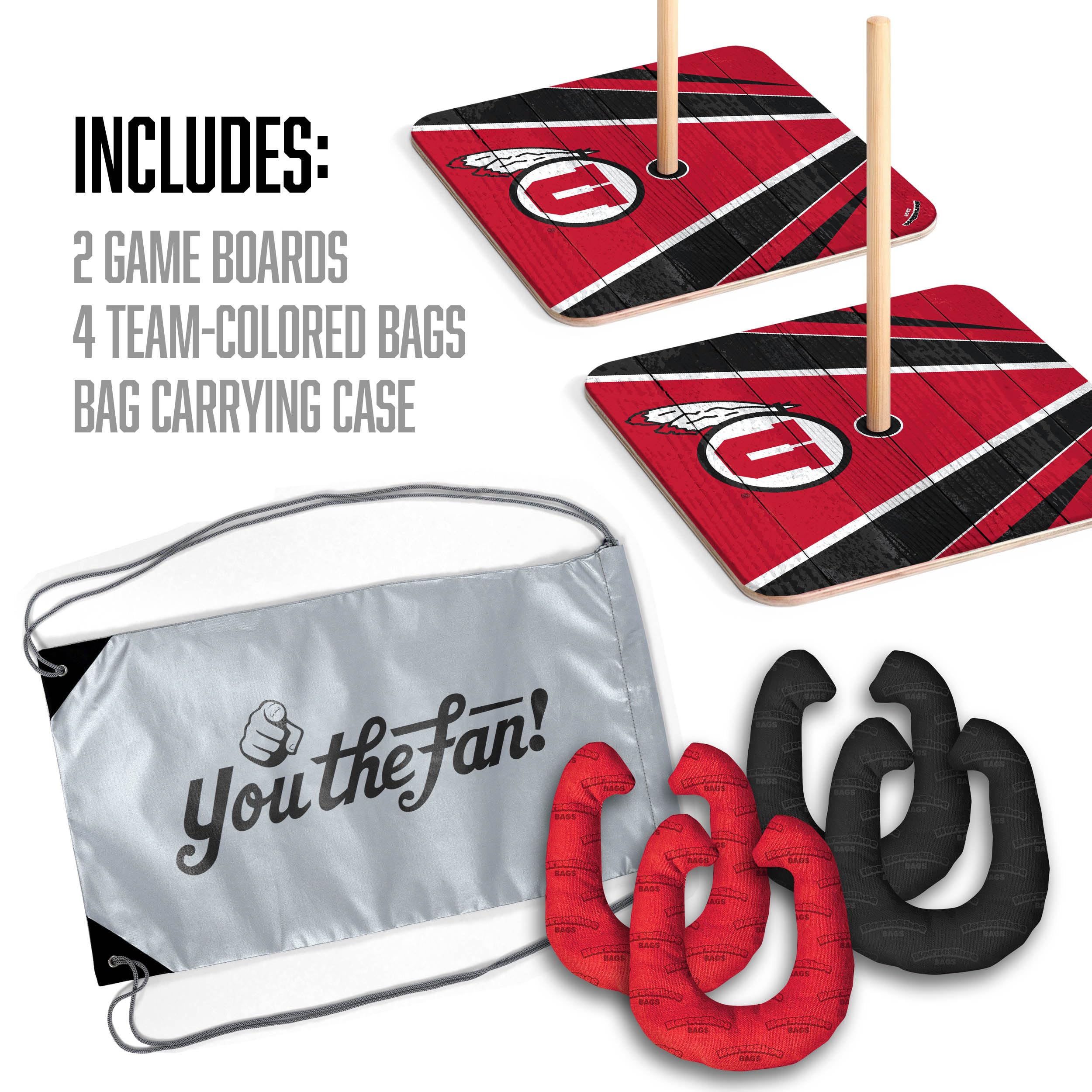 YouTheFan NCAA Utah Utes Horseshoe Bags - Sports Collectibles, Sports Memorabilia, Sports Fan Shop, Sports Gifts
