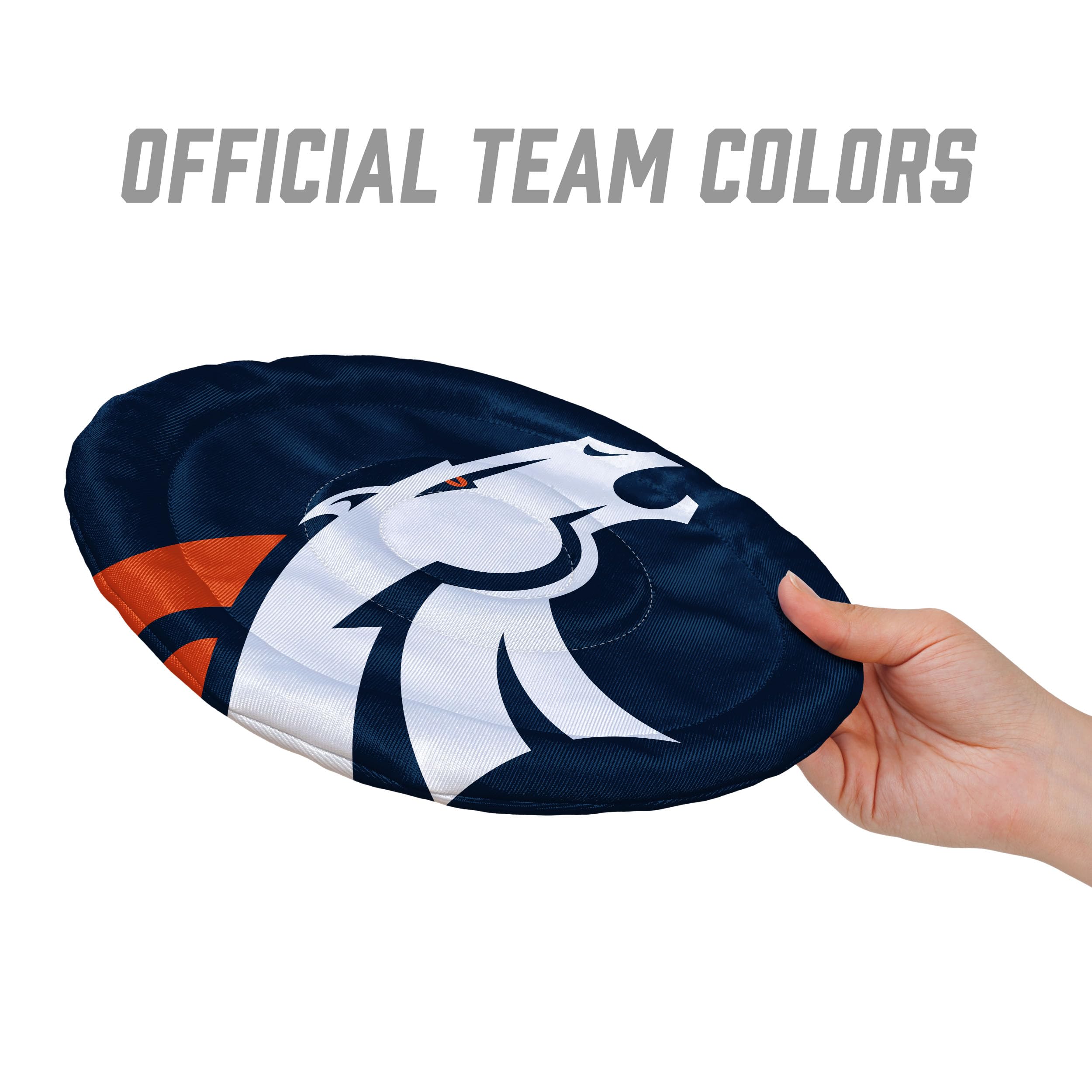 YouTheFan NFL Denver Broncos Flimzee Bean-Bag Flying Disc - Sports Collectibles, Sports Memorabilia, Sports Fan Shop, Sports Gifts