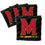 YouTheFan NCAA Maryland Terrapins Cornhole Bags - 4PK - Black - Sports Collectibles, Sports Memorabilia, Sports Fan Shop, Sports Gifts