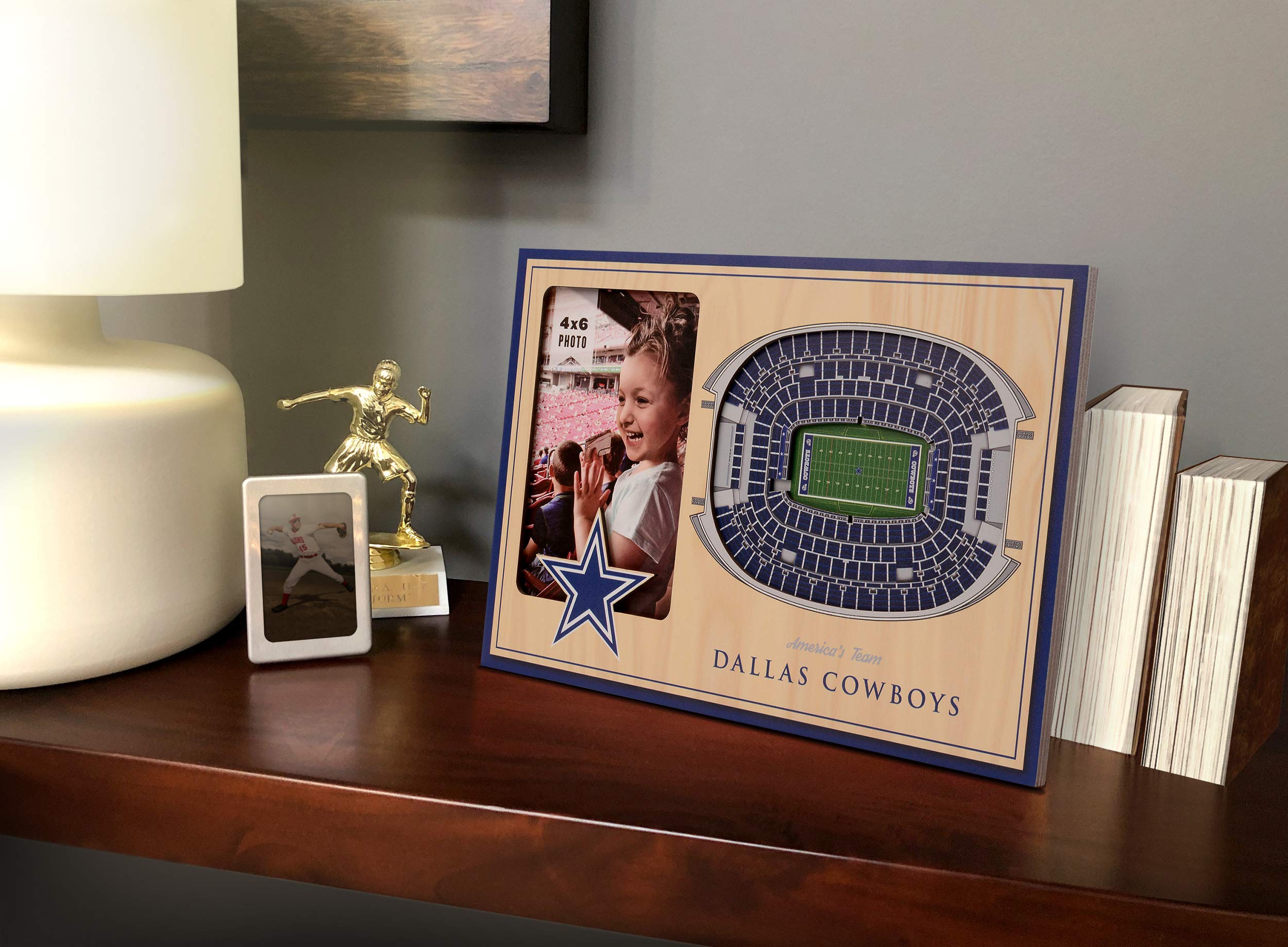 YouTheFan NFL Dallas Cowboys 3D StadiumViews Picture Frame - Sports Collectibles, Sports Memorabilia, Sports Fan Shop, Sports Gifts