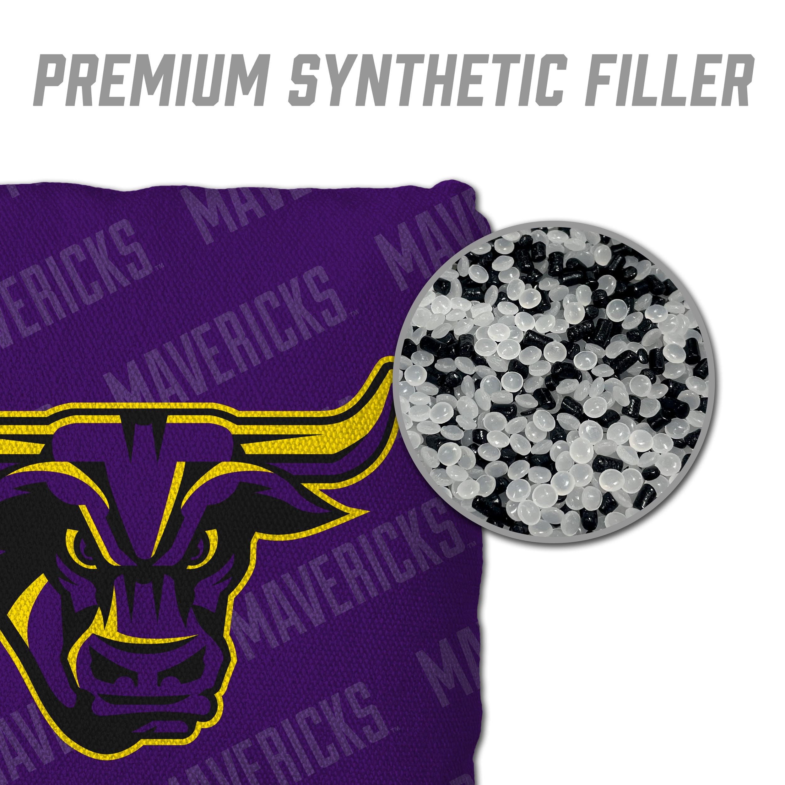 YouTheFan NCAA Minnesota State Mavericks Cornhole Bags - 4PK - Purple - Sports Collectibles, Sports Memorabilia, Sports Fan Shop, Sports Gifts